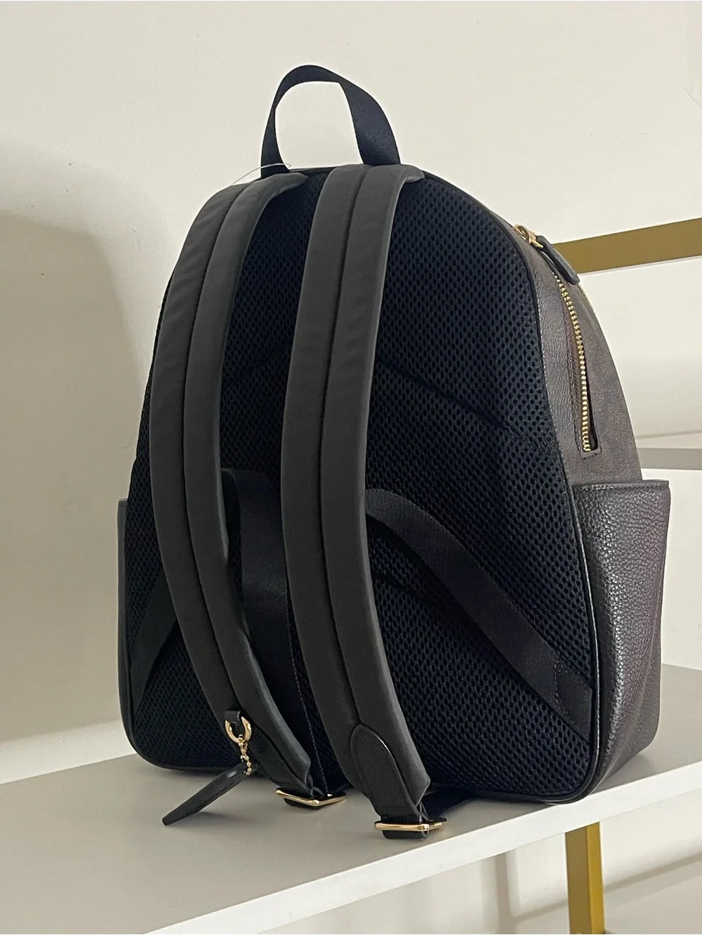 Coach Signature Brown Backpack
